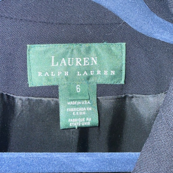 Lauren by Ralph Lauren Women’s Midnight Blue Jacket with Gold Accents size 6 - Picture 5 of 7